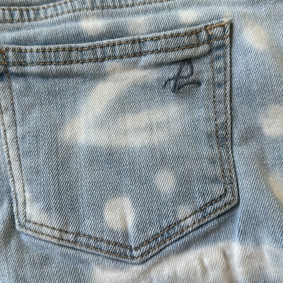 DL1961 Girls Lucy Short in Turquoise Wash Size 14 - Picture 6 of 7